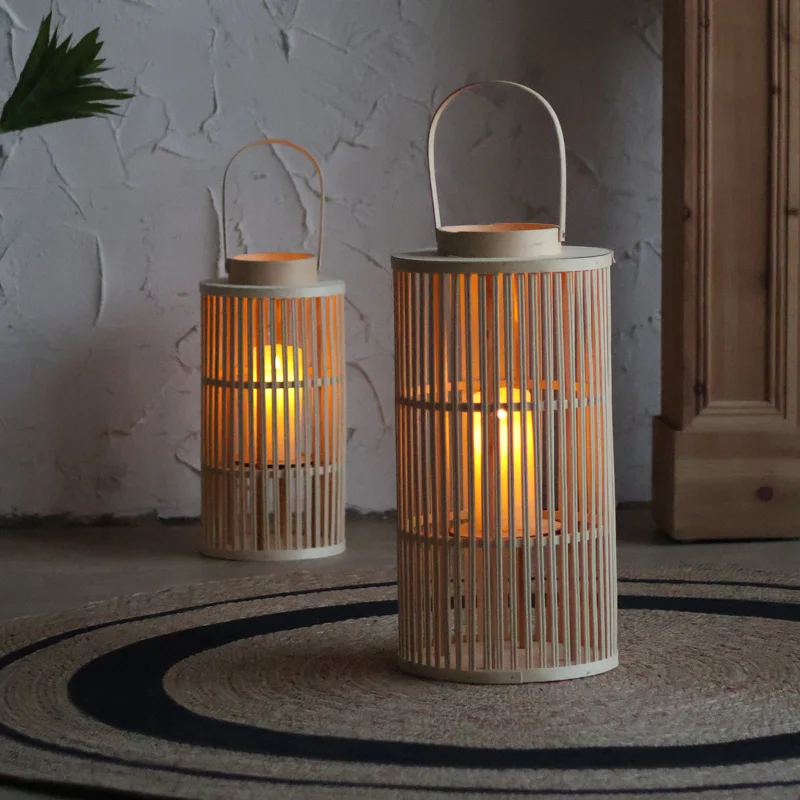 Bamboo floor-to-ceiling wind lamp living room bedroom candle candle holder B & B hotel ornament lantern
Bamboo floor-to-ceiling wind lamp living room bedroom candle candle holder B & B hotel ornament lantern