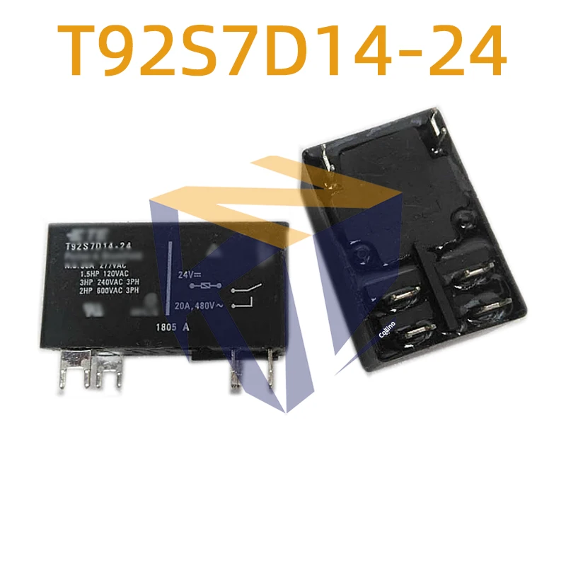 1pcs T92S7D14-24 30A/250VAC 24VDC relay
1pcs T92S7D14-24 30A/250VAC 24VDC relay