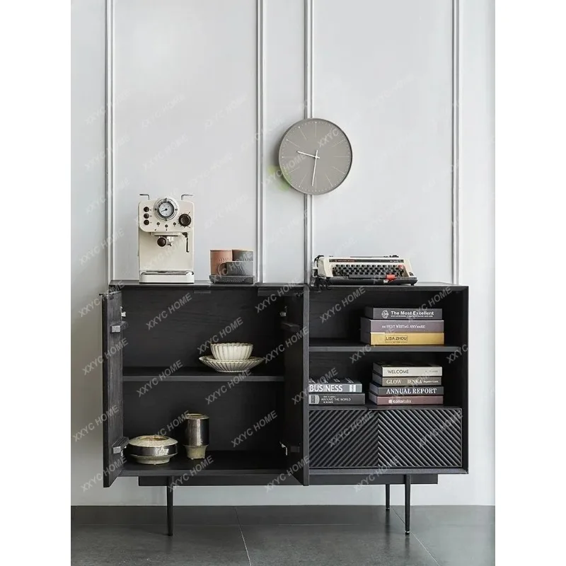 side cabinet black paint locker household
side cabinet black paint locker household