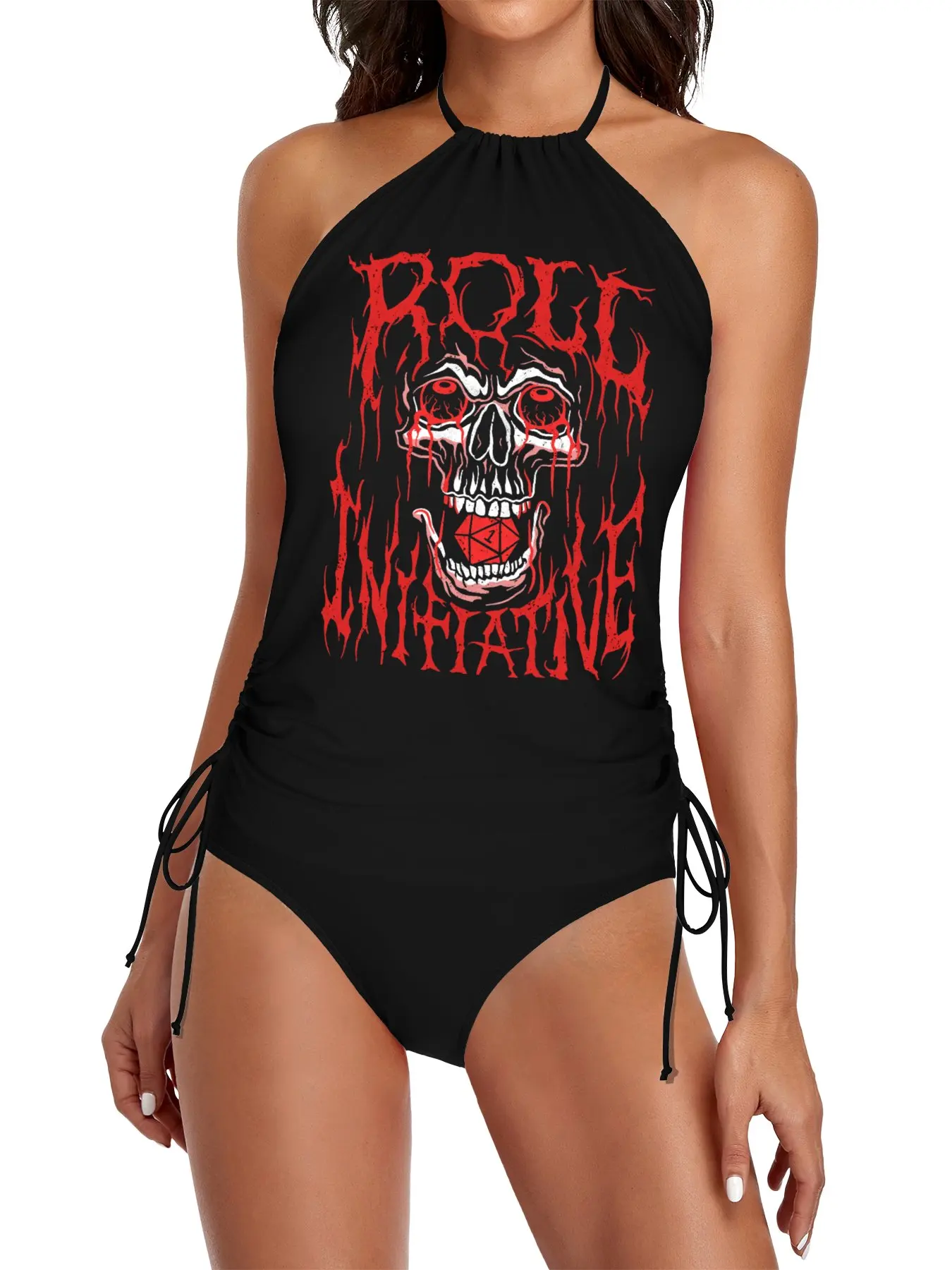 Roll Initiative - D20 Death Metal Split Swimsuit Set Black swimsuit swimwear woman
Roll Initiative - D20 Death Metal Split Swimsuit Set Black swimsuit swimwear woman