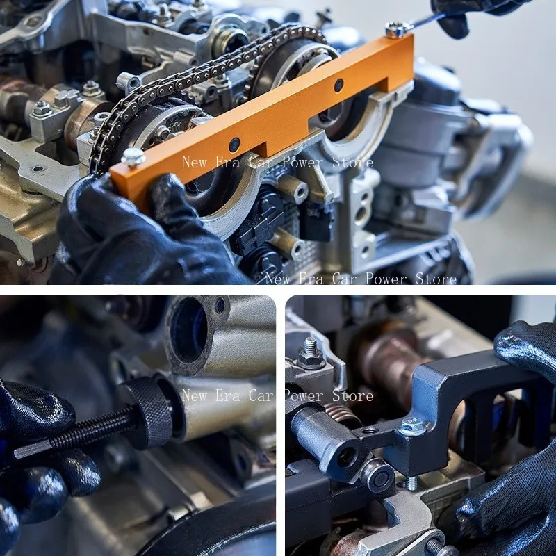 Подходит для инструмента синхронизации двигателя N42 N46, инструмент для установки пружины клапана 
Подходит для инструмента синхронизации двигателя N42 N46, инструмент для установки пружины клапана