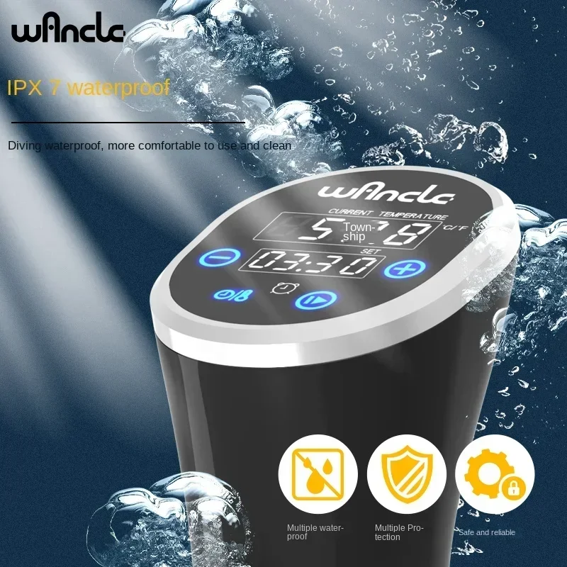220V Sous Vide Cooker by Wancle – Precision Cooker with Digital Display and Powerful Motor for Home and Commercial Use AE
220V Sous Vide Cooker by Wancle – Precision Cooker with Digital Display and Powerful Motor for Home and Commercial Use AE