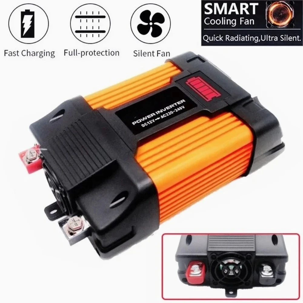 DB-NEW Car Inverter 300W/500W DC12V To AC110V 220V Battery Power Display Inverter Intelligent Cooling Fan 1
DB-NEW Car Inverter 300W/500W DC12V To AC110V 220V Battery Power Display Inverter Intelligent Cooling Fan 1