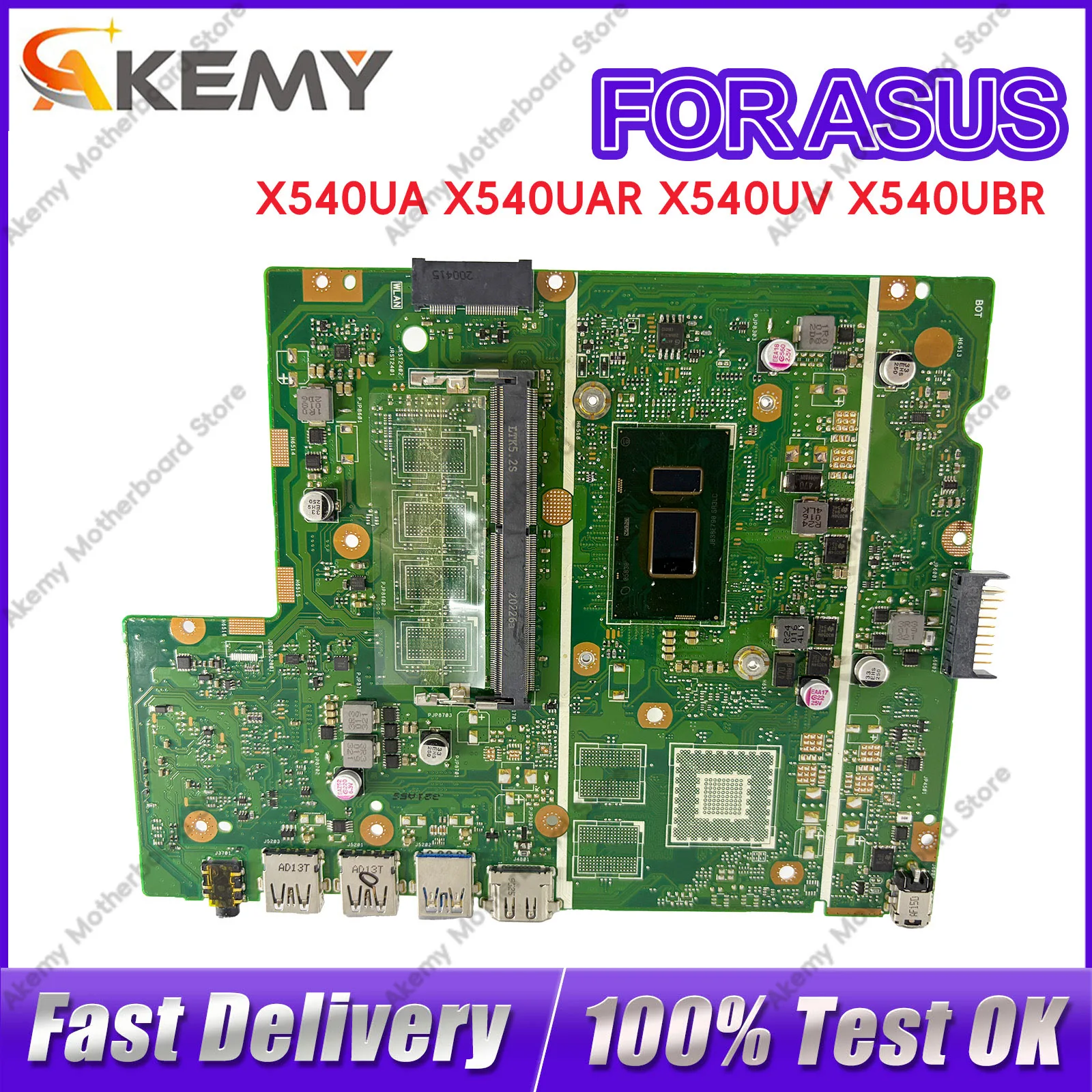 X540U X540UA Laptop Motherboard For ASUS X540UB X540UBR A540U F540U R540U X500U X540UAR X540UV P540U Mainboard With I3 I5 I7 CPU
X540U X540UA Laptop Motherboard For ASUS X540UB X540UBR A540U F540U R540U X500U X540UAR X540UV P540U Mainboard With I3 I5 I7 CPU