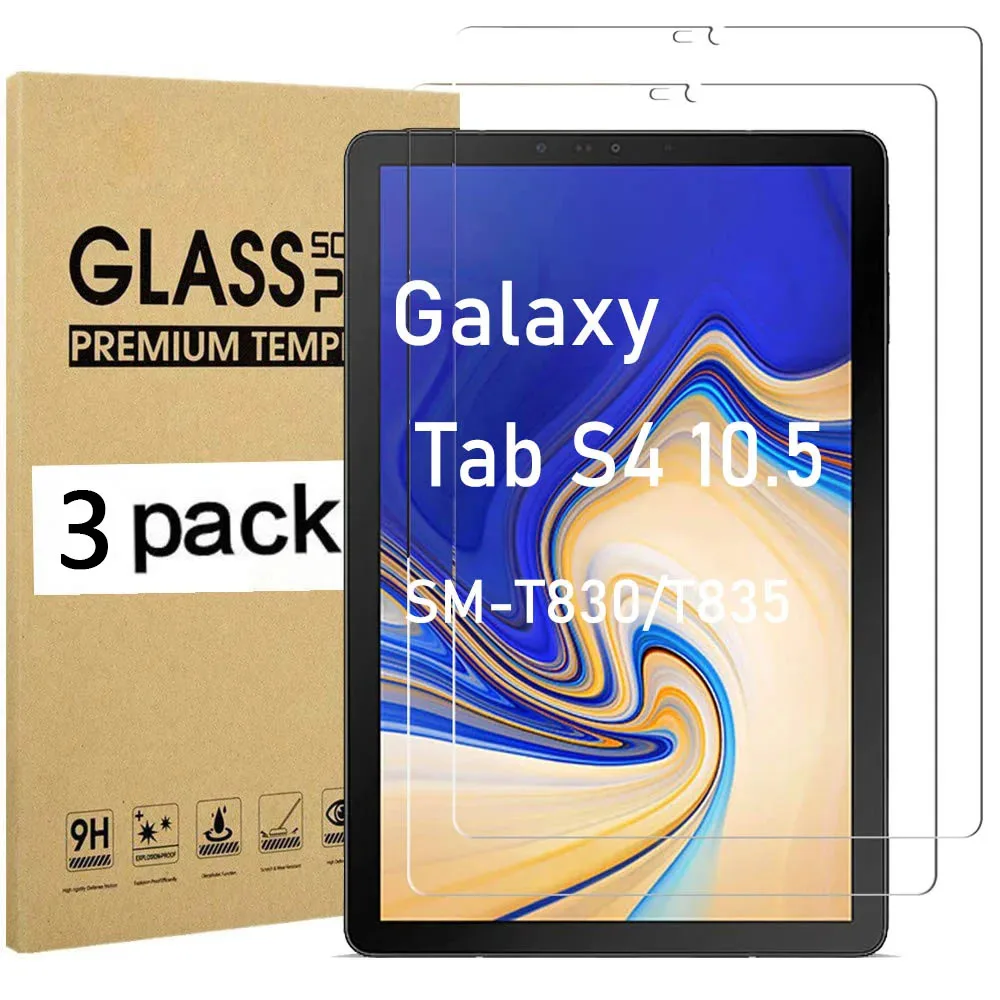 (3 Packs) Tempered Glass For Samsung Galaxy Tab S4 10.5 2018 SM-T830 SM-T835 T830 T835 Tablet Screen Protector Film
(3 Packs) Tempered Glass For Samsung Galaxy Tab S4 10.5 2018 SM-T830 SM-T835 T830 T835 Tablet Screen Protector Film