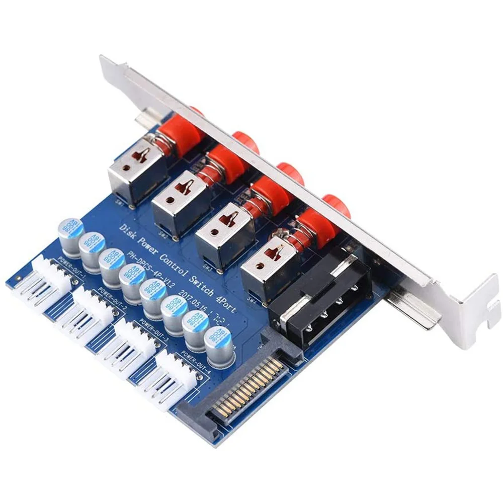 A46U HDD Power Control Switch Hard Drive Selector SATA Drive Switcher for Desktop PC Computer
A46U HDD Power Control Switch Hard Drive Selector SATA Drive Switcher for Desktop PC Computer