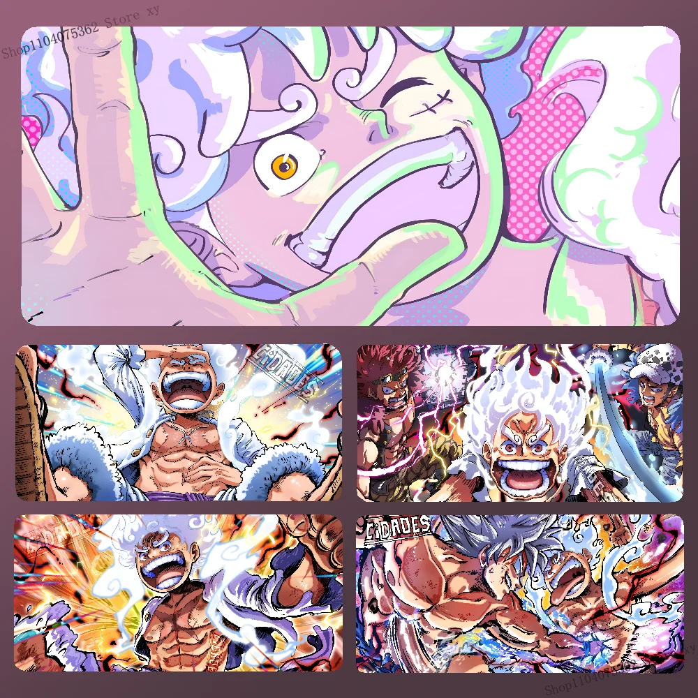 Anime Mouse Pad Luffy Gear5 Vivid Colorful ONE-PIECE Mousepad Large Computer Gaming Accessories MousePads Desk Mats Anti-slip
Anime Mouse Pad Luffy Gear5 Vivid Colorful ONE-PIECE Mousepad Large Computer Gaming Accessories MousePads Desk Mats Anti-slip