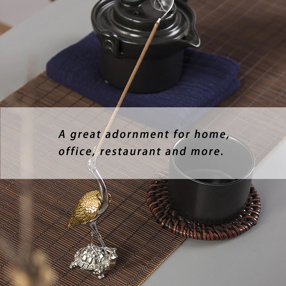 1Pcs Alloy Incense Holder Rack Mini Turtle Desktop Ornament for Household Office Incense Burner Decoration
1Pcs Alloy Incense Holder Rack Mini Turtle Desktop Ornament for Household Office Incense Burner Decoration