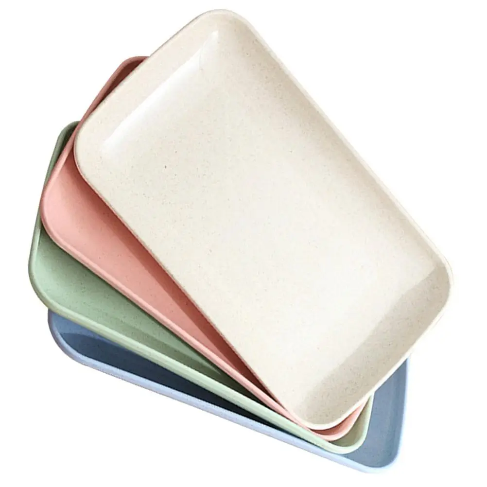 4 Pcs Kitchen Plates Rectangular Sushi Display Plate Smooth Surface Break Resistant Easy Clean Household Restaurant Use
4 Pcs Kitchen Plates Rectangular Sushi Display Plate Smooth Surface Break Resistant Easy Clean Household Restaurant Use
