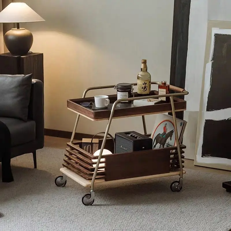Scandinavian Rolling Storage Cart - Ash Wood Wheeled Side Table, Minimalist Sofa Accent for Living Room Kitchen Furniture
Scandinavian Rolling Storage Cart - Ash Wood Wheeled Side Table, Minimalist Sofa Accent for Living Room Kitchen Furniture
