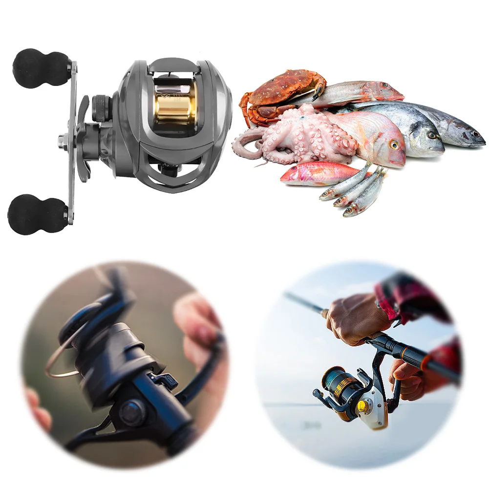 Baitcasting Fishing Reel 7.2/1 Gear Ratio Casting Reel Magnetic Brake System Fishing Wheel Right Left Hand for Fresh Saltwater
Baitcasting Fishing Reel 7.2/1 Gear Ratio Casting Reel Magnetic Brake System Fishing Wheel Right Left Hand for Fresh Saltwater