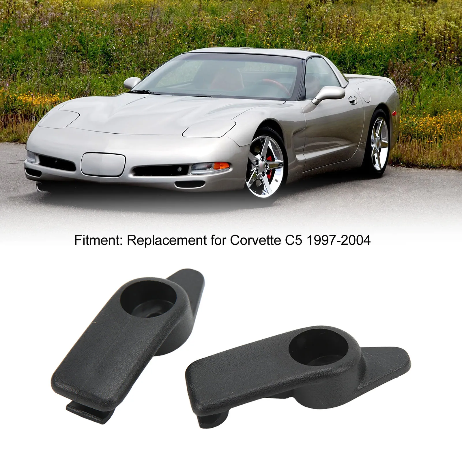 New Fashion Pair Car Sun Visor Clip Bracket Holder Black 10411051 Replacement for C5 1997‑2004 10411051 Sun Visor Mount Bracket
New Fashion Pair Car Sun Visor Clip Bracket Holder Black 10411051 Replacement for C5 1997‑2004 10411051 Sun Visor Mount Bracket