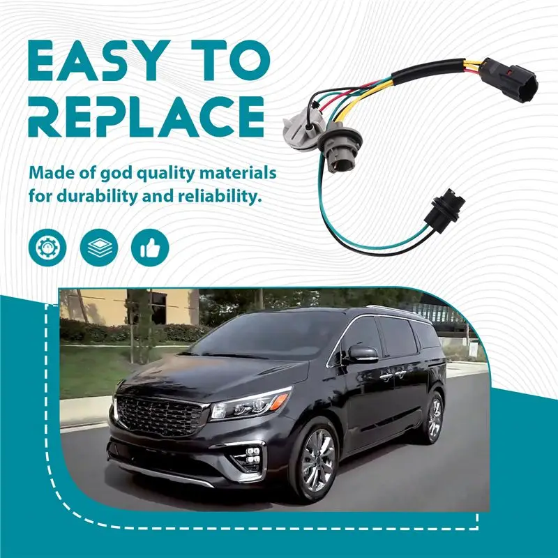 Taillight Wiring Harness Socket Wire For Kia Sedona 2015-2018 Tail Light Harness Connector 92480-A9020-M53K
Taillight Wiring Harness Socket Wire For Kia Sedona 2015-2018 Tail Light Harness Connector 92480-A9020-M53K