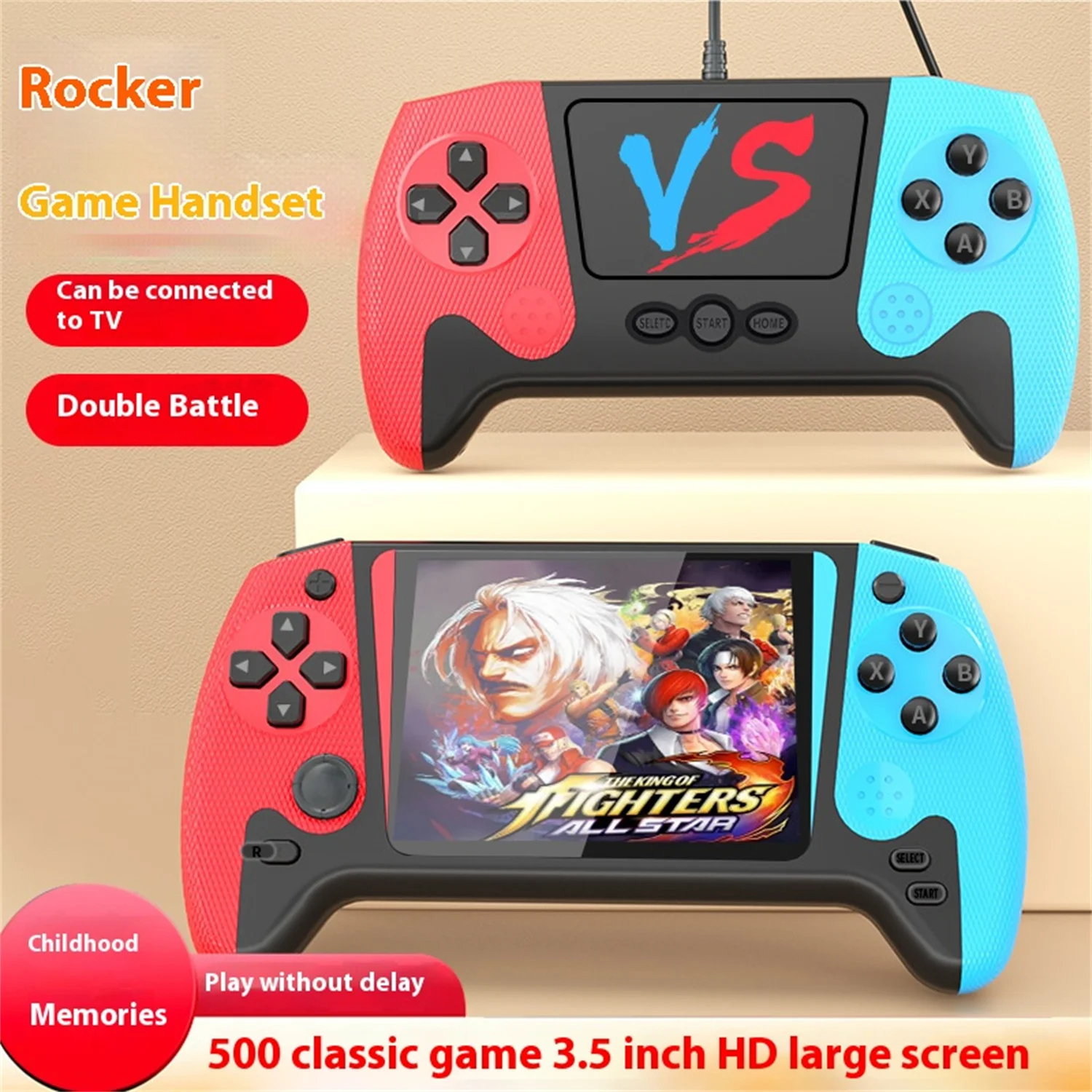 Q21 handheld game console 500 in one retro nostalgic large screen handheld console children's classic two player game
Q21 handheld game console 500 in one retro nostalgic large screen handheld console children's classic two player game