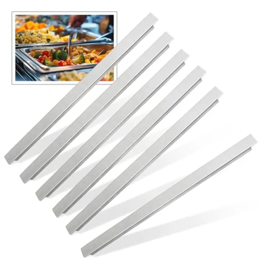 8PCS Stainless Steel Food Partition Rack Adapter Rods For Restaurants Hotels And Catering Efficient Food Service Divider
8PCS Stainless Steel Food Partition Rack Adapter Rods For Restaurants Hotels And Catering Efficient Food Service Divider