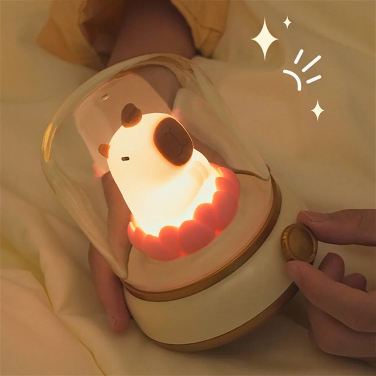 live-Good Luck Lotus Capybara Lamp Creative Cartoon Capibala Night Light Girl Birthday Gift Night Light
live-Good Luck Lotus Capybara Lamp Creative Cartoon Capibala Night Light Girl Birthday Gift Night Light