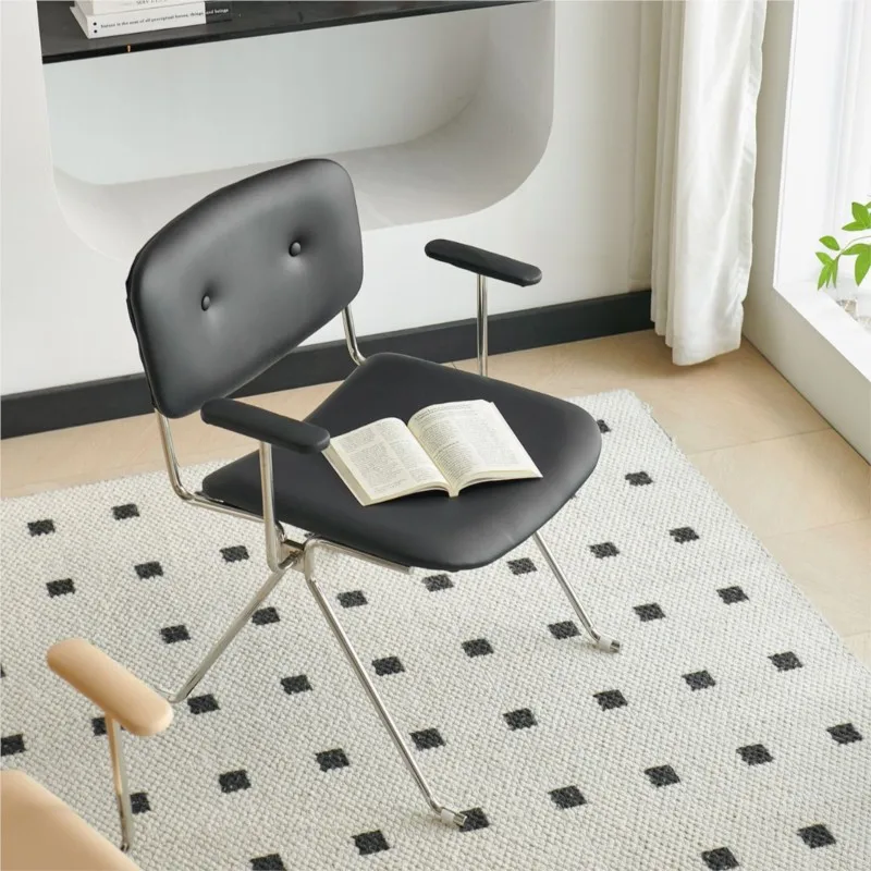 MOMO Dining Chair Home Designer Stainless Steel Backrest Chair Simple Medieval Dining Table Chair Cafe Chair Armchair
MOMO Dining Chair Home Designer Stainless Steel Backrest Chair Simple Medieval Dining Table Chair Cafe Chair Armchair
