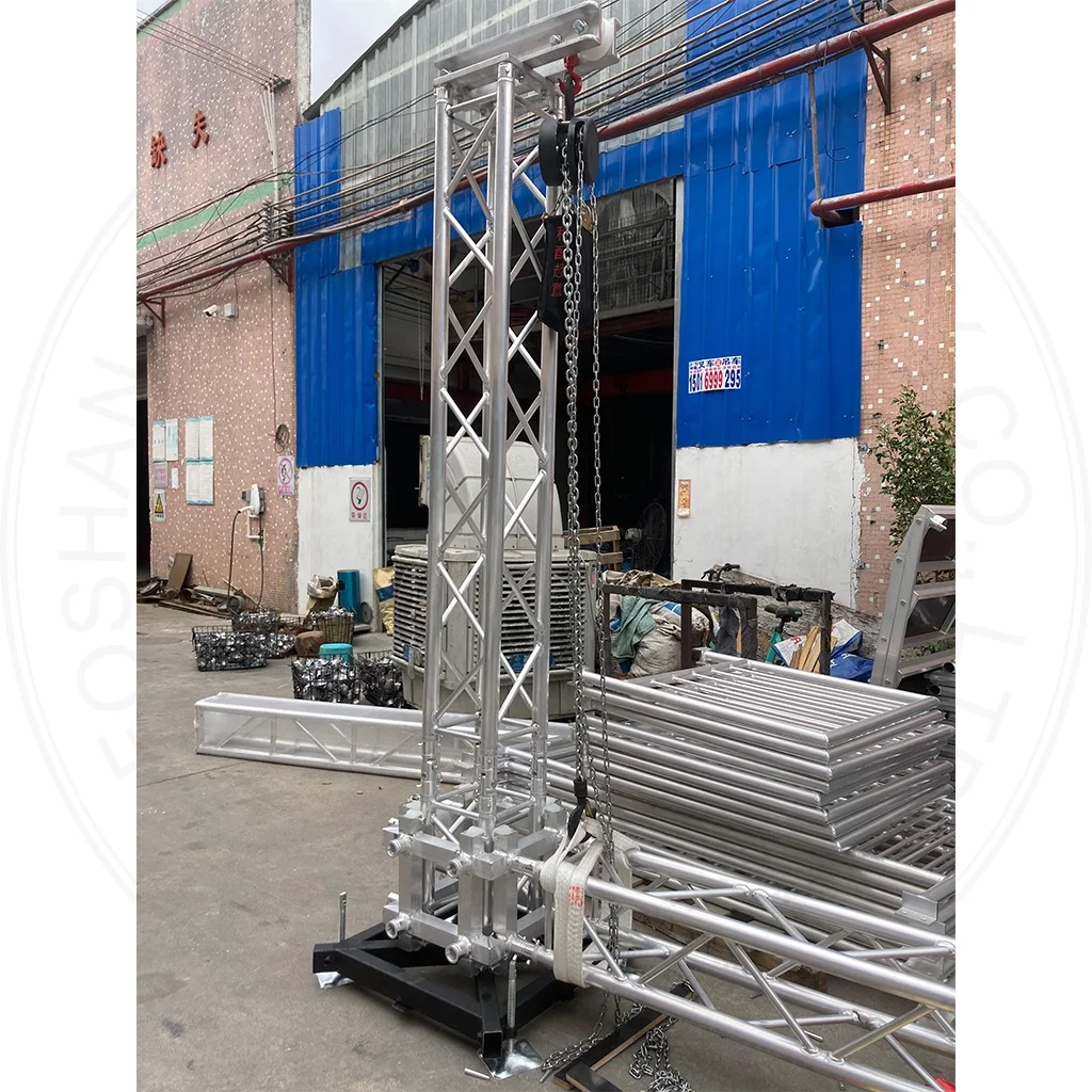 Mobile Event Stage Concert Portable Truss System Ground Support Truss Tower
Mobile Event Stage Concert Portable Truss System Ground Support Truss Tower