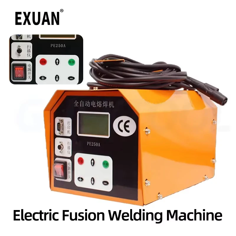 PE Pipe Electric Fusion Welding Machine Gas Pipe Hot Fusion Welding Machine Automatic Steel Wire Skeleton Pipe Fusion Machine
PE Pipe Electric Fusion Welding Machine Gas Pipe Hot Fusion Welding Machine Automatic Steel Wire Skeleton Pipe Fusion Machine