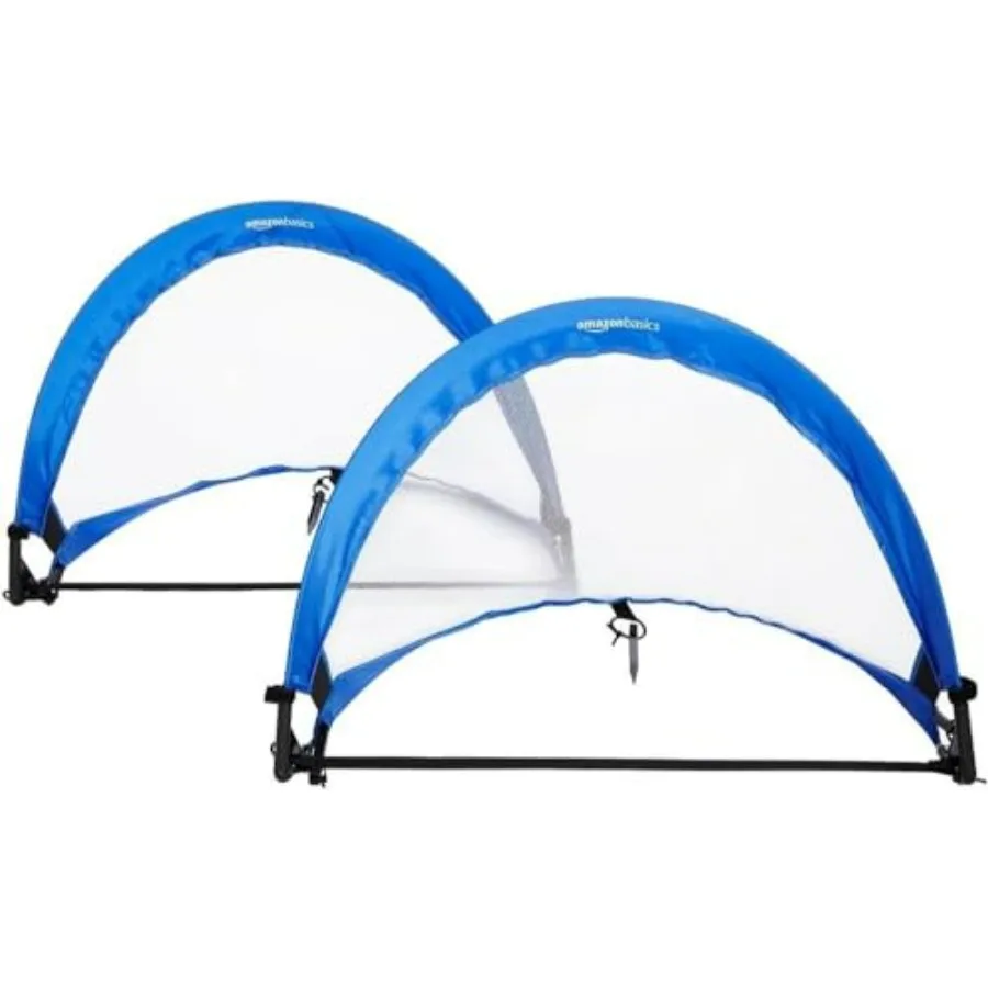 Portable Pop Up Soccer Goal Set for,Training Equipment, Outdoor Sports Games, Backyard Soccer, Blue, 2-Pack
Portable Pop Up Soccer Goal Set for,Training Equipment, Outdoor Sports Games, Backyard Soccer, Blue, 2-Pack