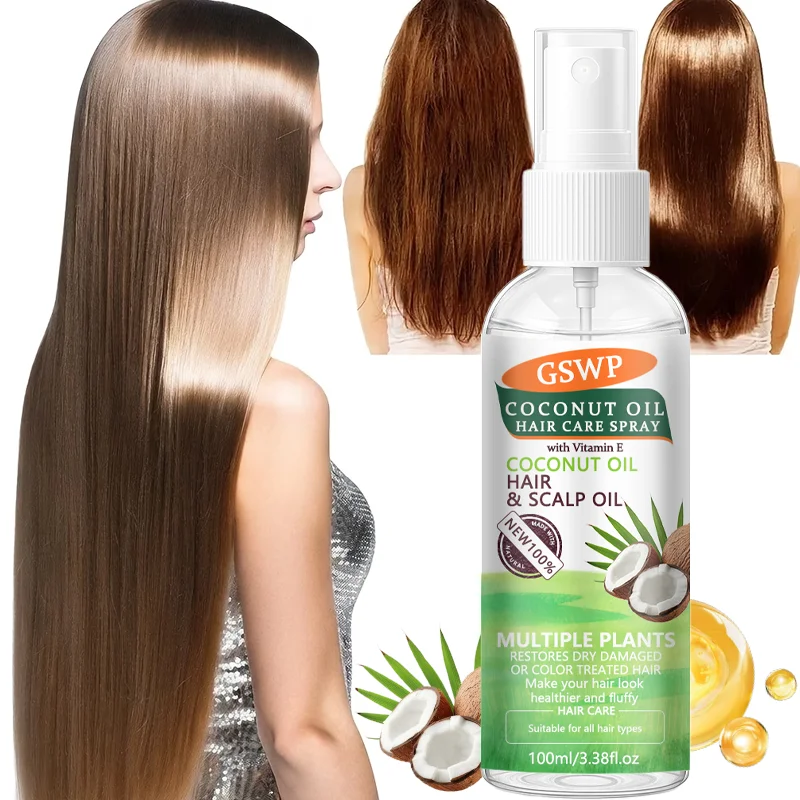 GSWP Coconut oil hair care spray, Ten-in-One, Deeply Moisturizes And Smooths Hair Texture, with Heat Protection.100/200ml
GSWP Coconut oil hair care spray, Ten-in-One, Deeply Moisturizes And Smooths Hair Texture, with Heat Protection.100/200ml