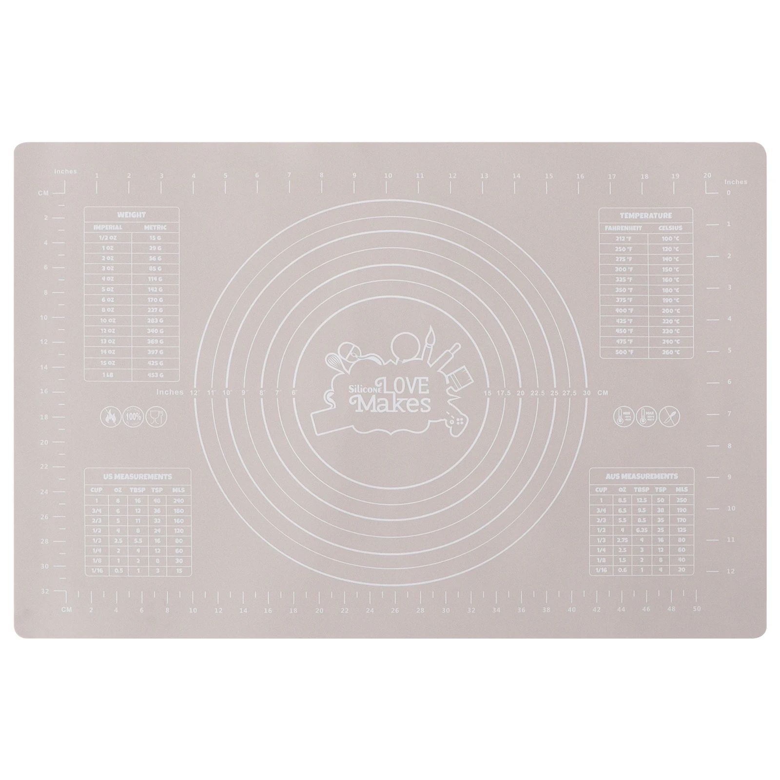 Silicone Dough Pads Scale Kitchen Tools Non Slip Baking Mat With Scale Pastry Making Household Mats Baking Supplies
Silicone Dough Pads Scale Kitchen Tools Non Slip Baking Mat With Scale Pastry Making Household Mats Baking Supplies