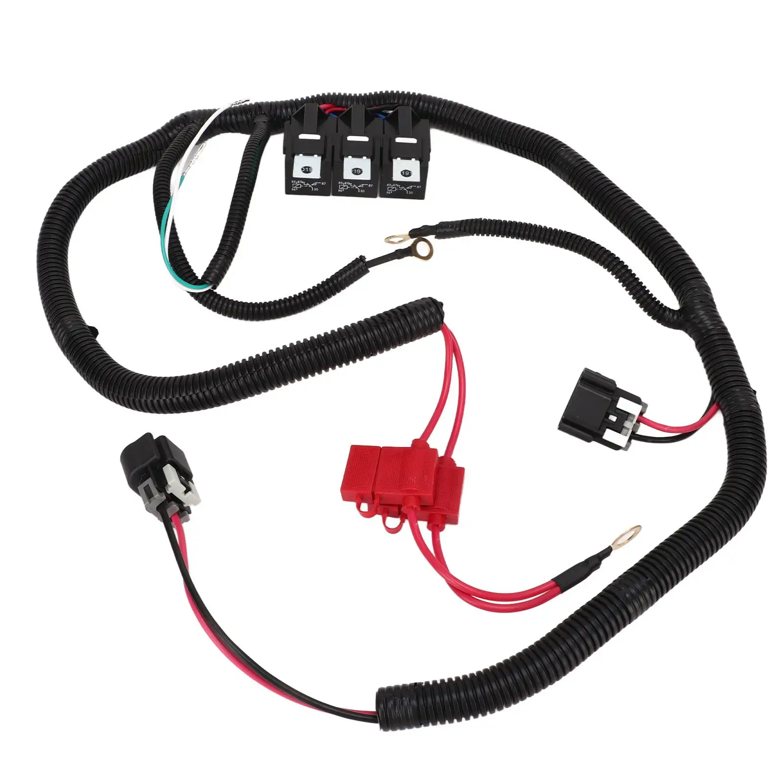 Dual Electric Fan Wire Harness ECU Control 7L553326T Replacement for 1500 1999-2007
Dual Electric Fan Wire Harness ECU Control 7L553326T Replacement for 1500 1999-2007