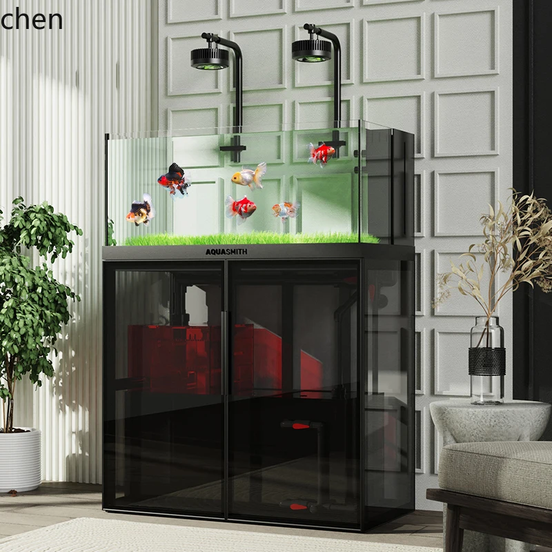 b7- fish tank living room medium fish household bottom filter tank ecological landscaping aquarium grass
b7- fish tank living room medium fish household bottom filter tank ecological landscaping aquarium grass