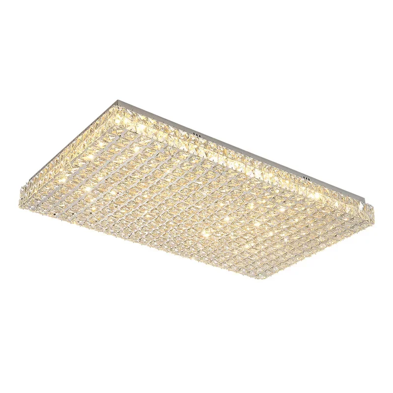 Light luxury crystal ceiling light rectangular living room main light modern simple bedroom room
Light luxury crystal ceiling light rectangular living room main light modern simple bedroom room