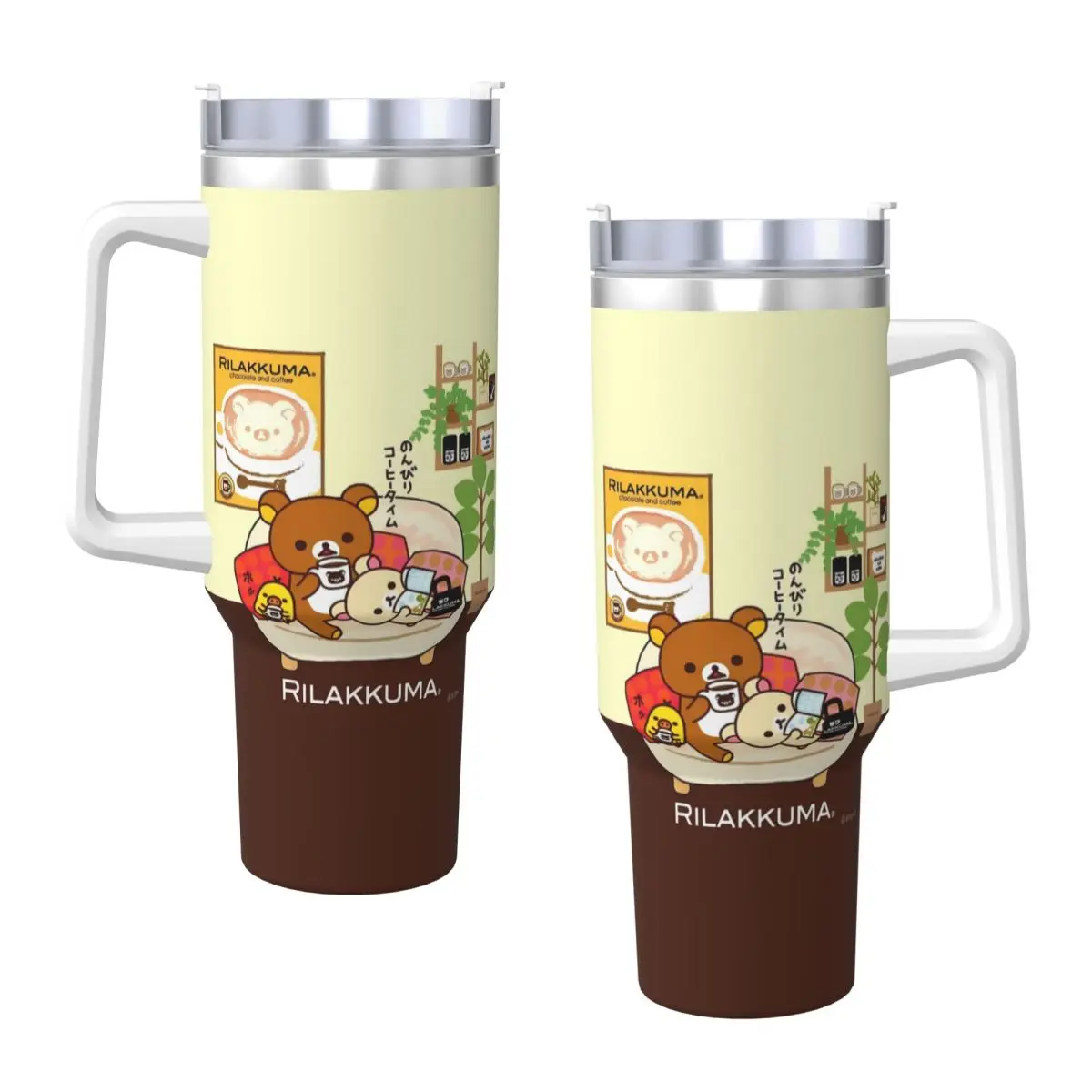 Rilakkumas Tumbler Easy Bear Cold and Hot Water Bottle Keep Heat Stainless Steel Thermal Mug Custom Travel Mugs Cup
Rilakkumas Tumbler Easy Bear Cold and Hot Water Bottle Keep Heat Stainless Steel Thermal Mug Custom Travel Mugs Cup