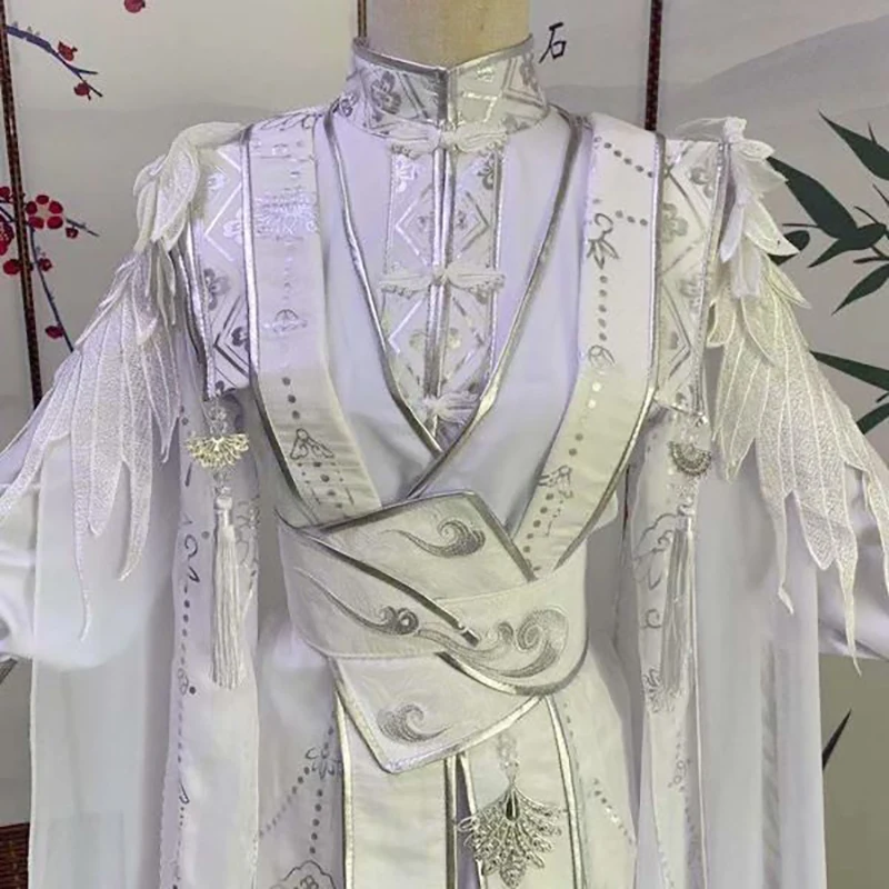 Custom Oversize Women&Men Cat Master Male Carnival Cosplay Costume White Outfit Chinese Hanfu Dress For Women Large Size 5XL
Custom Oversize Women&Men Cat Master Male Carnival Cosplay Costume White Outfit Chinese Hanfu Dress For Women Large Size 5XL