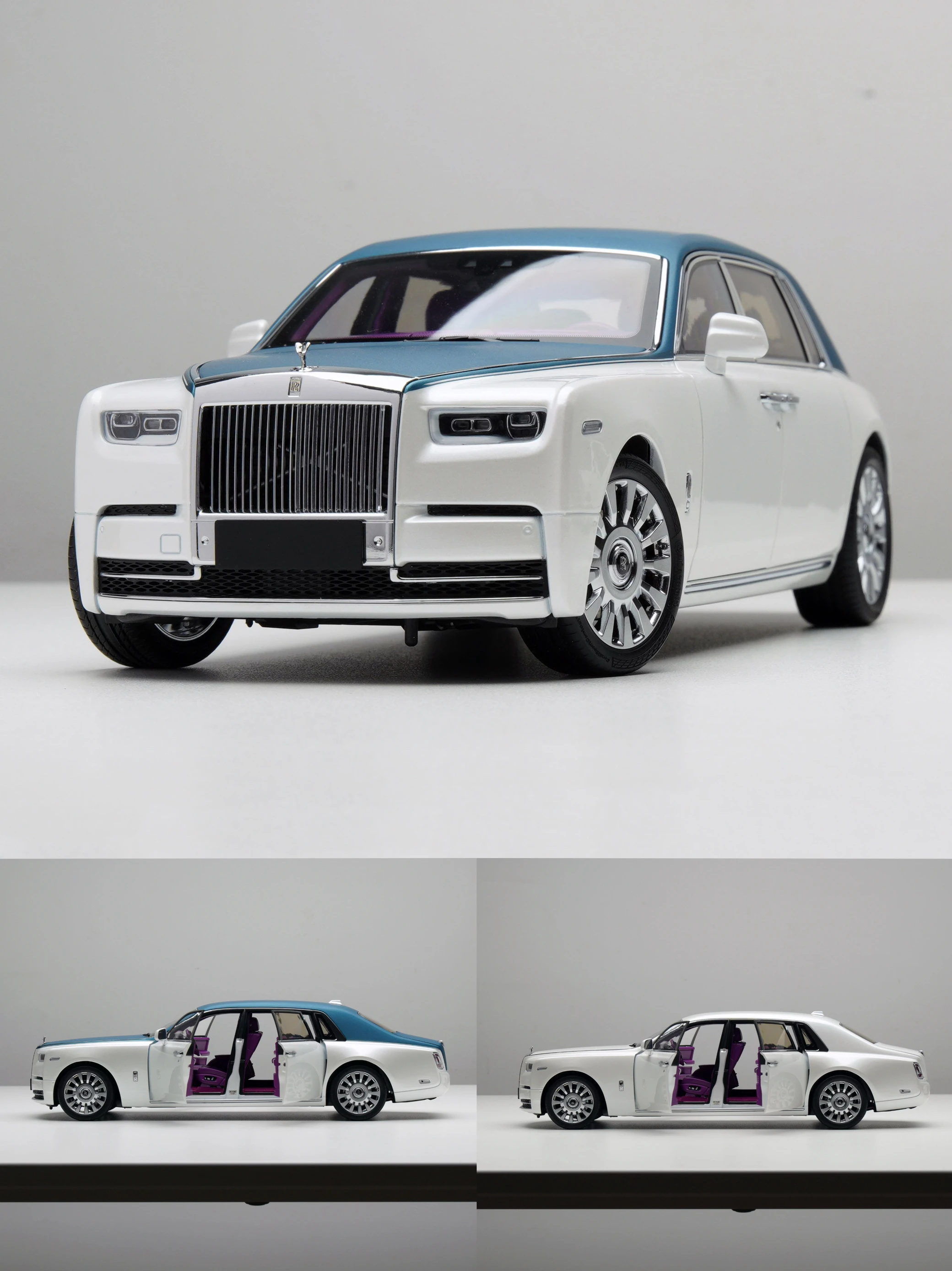 Оригинальная фабричная модель автомобиля в рулонах 1:18, модель семьи Фантом VIII, ограниченный выпуск, все открытые, из металлического сплава, статическая модель автомобиля, игрушка в подарок
Оригинальная фабричная модель автомобиля в рулонах 1:18, модель семьи Фантом VIII, ограниченный выпуск, все открытые, из металлического сплава, статическая модель автомобиля, игрушка в подарок