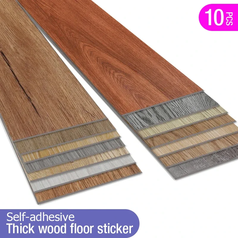 10pc Self-adhesive Wood Grain Floor Wall Sticker Modern Style PVC Living Room Toilet Kitchen Home Floor Decor Waterproof Sticker
10pc Self-adhesive Wood Grain Floor Wall Sticker Modern Style PVC Living Room Toilet Kitchen Home Floor Decor Waterproof Sticker
