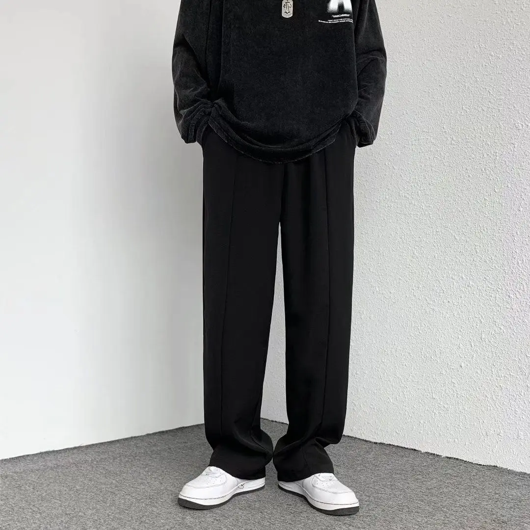 High Street Style Men's And Women's Straight Leg Pants Drapey Loose Fit Casual Long Trousers Trendy Brand INS Style Vibe Butt...
High Street Style Men's And Women's Straight Leg Pants Drapey Loose Fit Casual Long Trousers Trendy Brand INS Style Vibe Butt...