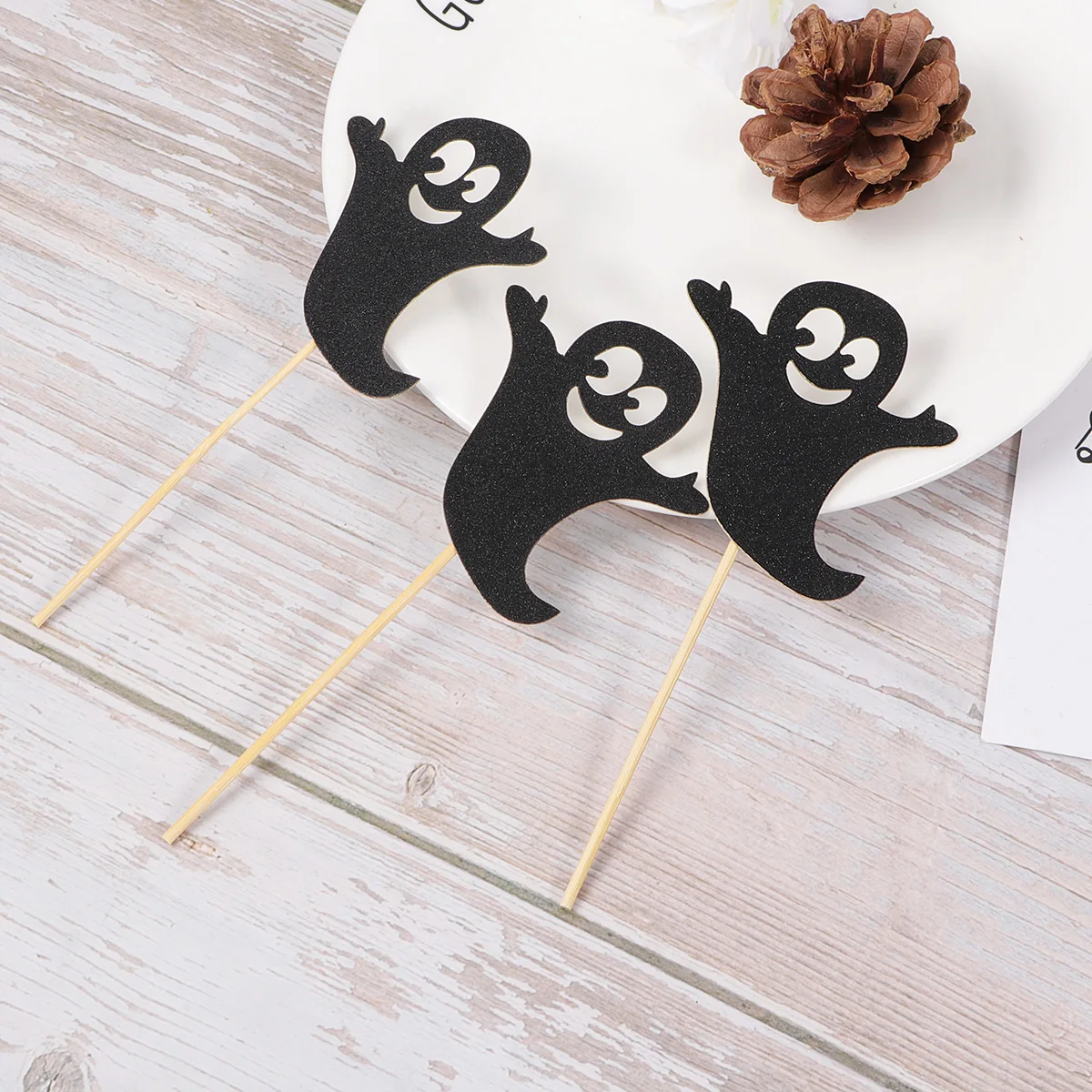 10pcs Ghost Shaped Cake Toppers Mysterious Decorations for Birthday Wedding Beach Theme Parties Eco Friendly Safe
10pcs Ghost Shaped Cake Toppers Mysterious Decorations for Birthday Wedding Beach Theme Parties Eco Friendly Safe