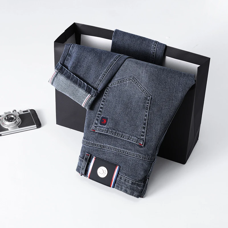 Мужские весенне-осенние облегающие прямые джинсы в европейском стиле, универсальные деловые повседневные эластичные длинные брюки
Мужские весенне-осенние облегающие прямые джинсы в европейском стиле, универсальные деловые повседневные эластичные длинные брюки