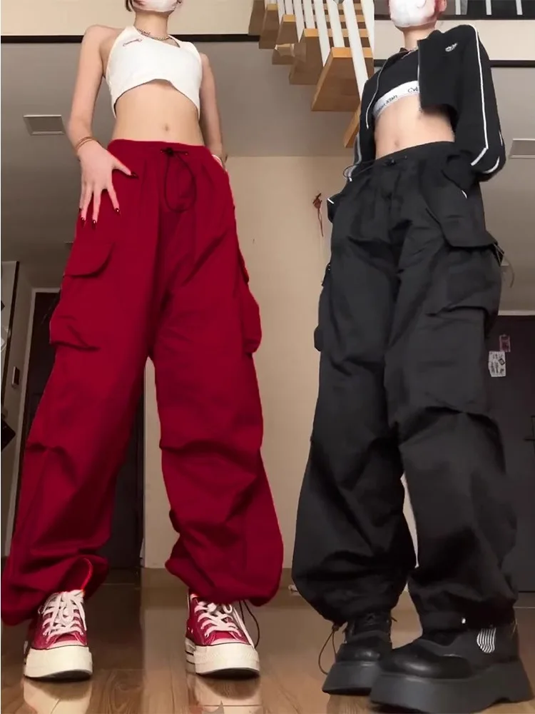 plus Size High Waist Loose Fit Summer Thin Casual Work Pants Women's Red American Style Wide Leg Pants Comfortable Commute Style
plus Size High Waist Loose Fit Summer Thin Casual Work Pants Women's Red American Style Wide Leg Pants Comfortable Commute Style