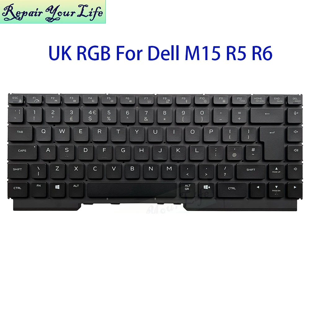 UK GB RGB Backlight Keyboard For Dell for Alienware M15 Ryzen R5 R6 04PKN0 0RVDX7 M15 R6 R5 Colorful Backlit Laptop Keyboards
UK GB RGB Backlight Keyboard For Dell for Alienware M15 Ryzen R5 R6 04PKN0 0RVDX7 M15 R6 R5 Colorful Backlit Laptop Keyboards