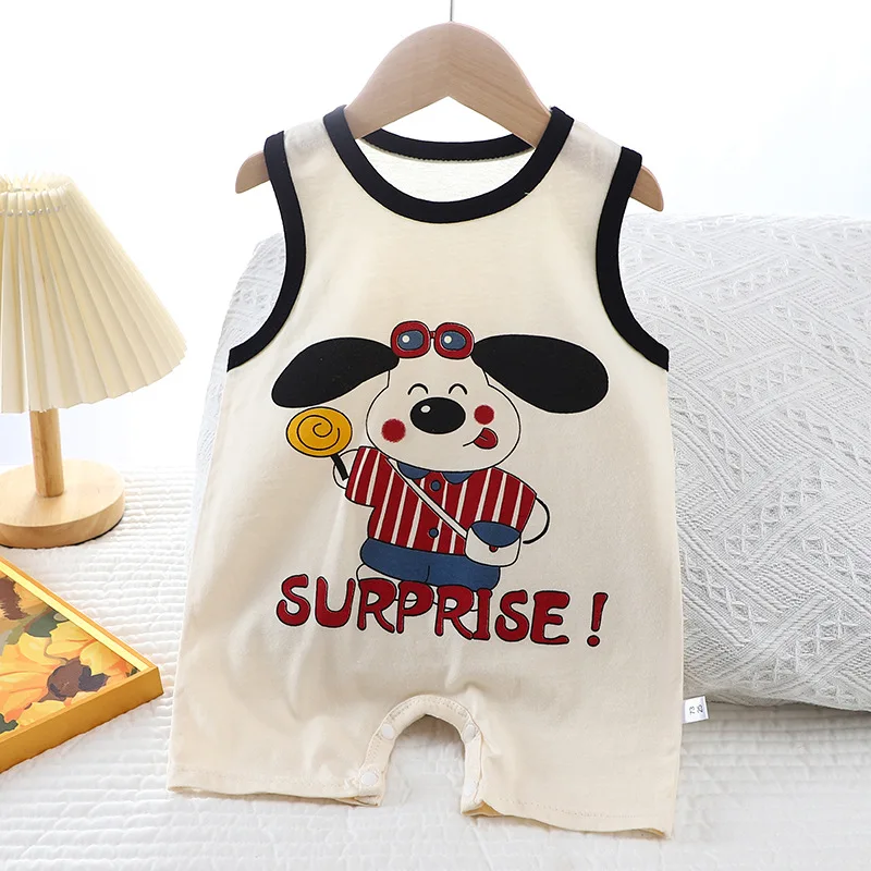 Newborn Baby Clothes Jumpsuit Cartoon sleeveless Girl Boy One-piece Clothes Toddler Costume Romper Infant Onesie
Newborn Baby Clothes Jumpsuit Cartoon sleeveless Girl Boy One-piece Clothes Toddler Costume Romper Infant Onesie