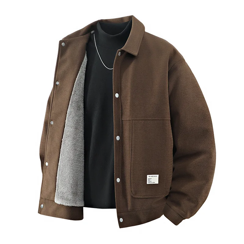 Мужская вельветовая куртка больших размеров, новый стиль 2025 года, очень большое и свободное верхнее пальто с воротником
Мужская вельветовая куртка больших размеров, новый стиль 2025 года, очень большое и свободное верхнее пальто с воротником