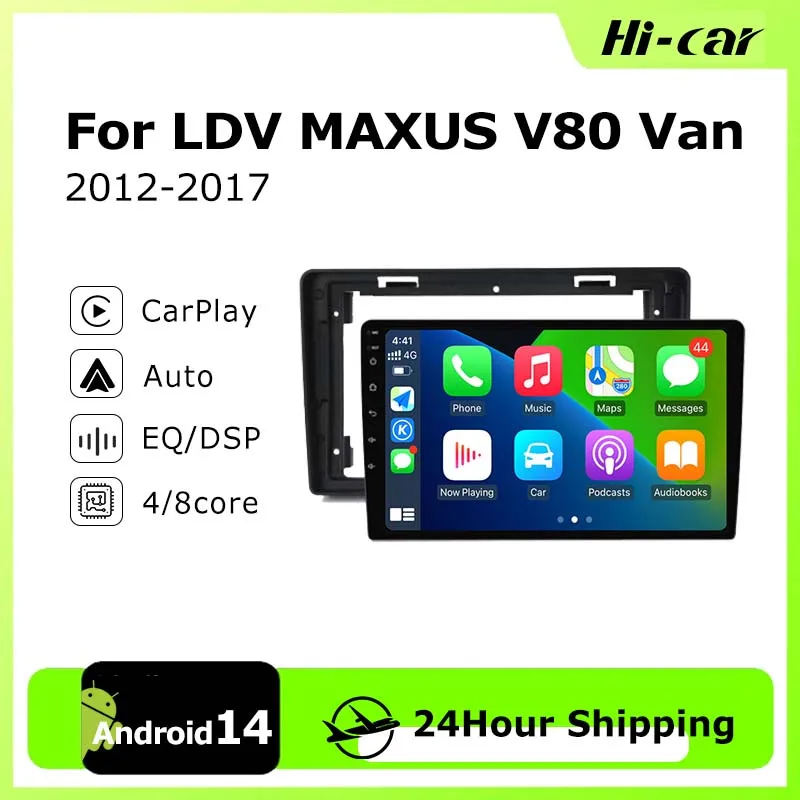 Android Car Radio For LDV MAXUS V80 Van 2012-2017 Multimedia Video Player GPS 4G Carplay Auto 2Din Stereo RDS DSP DVD Head Unit
Android Car Radio For LDV MAXUS V80 Van 2012-2017 Multimedia Video Player GPS 4G Carplay Auto 2Din Stereo RDS DSP DVD Head Unit