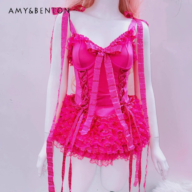 Original Design Subculture Lolita Women's Vest Dress 2025 Autumn Winter New Sweet Cute Bow Y2k Black Red Princess Dresses Ladies
Original Design Subculture Lolita Women's Vest Dress 2025 Autumn Winter New Sweet Cute Bow Y2k Black Red Princess Dresses Ladies