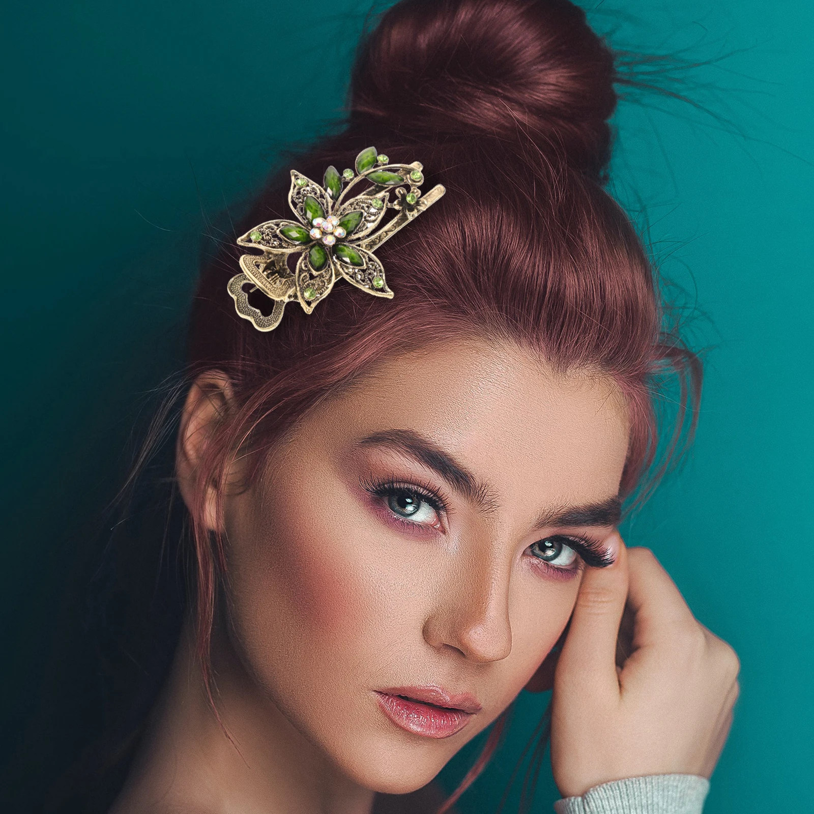 Fancy Petal Hair Clip Floral Design Lightweight Comfortable Hair Accessories for Prom Party Wedding Vintage Style
Fancy Petal Hair Clip Floral Design Lightweight Comfortable Hair Accessories for Prom Party Wedding Vintage Style