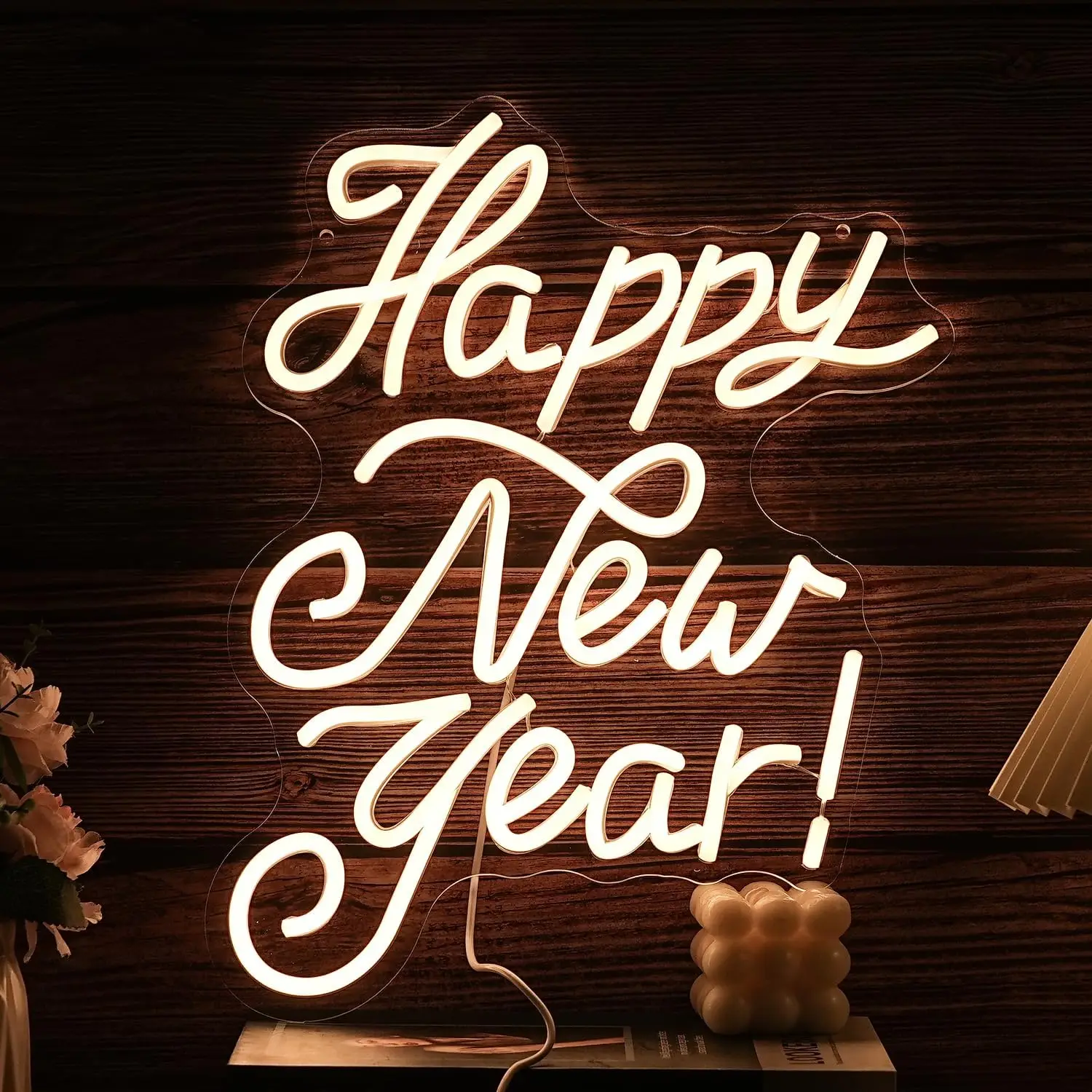Happy New Year Neon Sign For Wall Decor Warm Led Lights USB New Year Light Up Sign Room Decoration For Home Party Bedroom Bar
Happy New Year Neon Sign For Wall Decor Warm Led Lights USB New Year Light Up Sign Room Decoration For Home Party Bedroom Bar