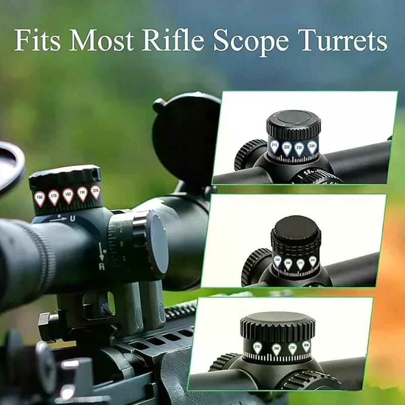 10Sheets 10*5cm Rifle Scope Turret Stickers Rifle Scope Turret Tags For Close-Range&Mid-Range Precision Target Shooting Hunting
10Sheets 10*5cm Rifle Scope Turret Stickers Rifle Scope Turret Tags For Close-Range&Mid-Range Precision Target Shooting Hunting
