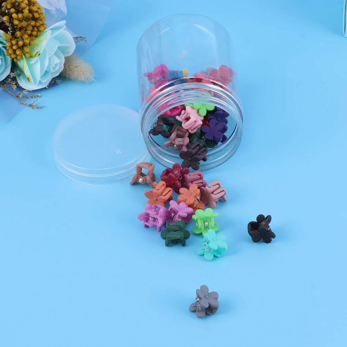 40 Pcs Kids Hair Claw Accessories Mini Star Shape Colorful Cartoon Flower Design Durable Girl Hairpin Paw Gifts
40 Pcs Kids Hair Claw Accessories Mini Star Shape Colorful Cartoon Flower Design Durable Girl Hairpin Paw Gifts