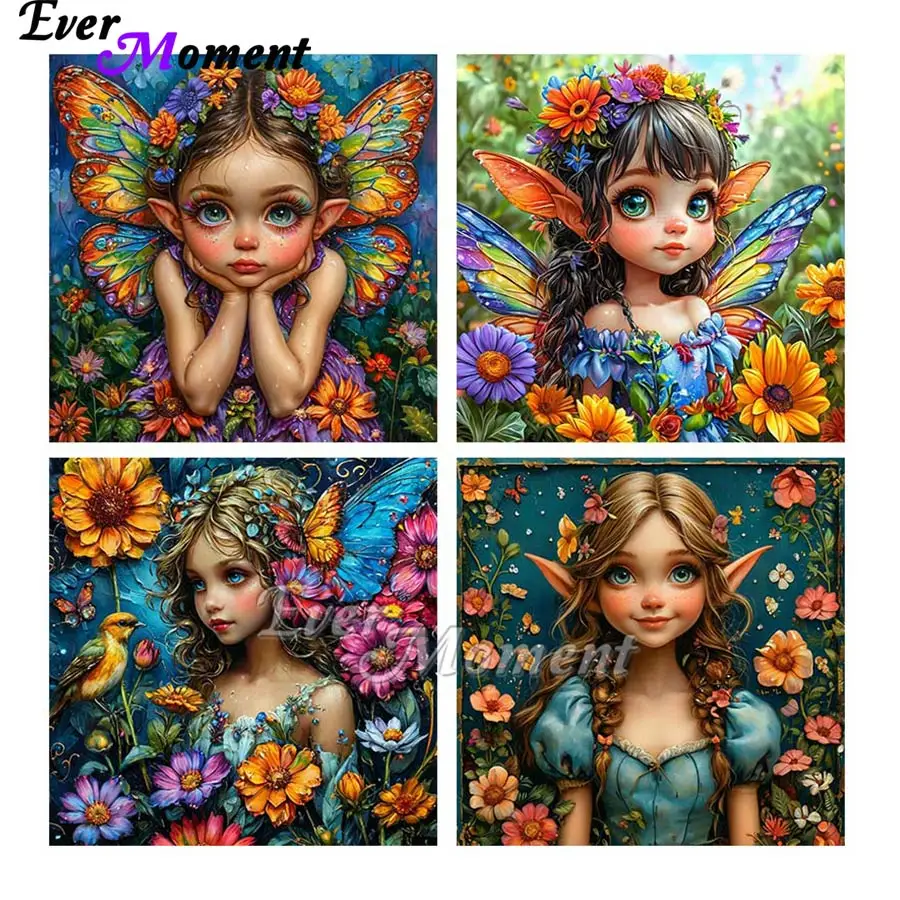 Ever Moment 5D DIY AB Фея Пыль Алмазная картина Милый эльф Бабочка Ремесленный продукт Украшение дома Искусство ASF2811
Ever Moment 5D DIY AB Фея Пыль Алмазная картина Милый эльф Бабочка Ремесленный продукт Украшение дома Искусство ASF2811