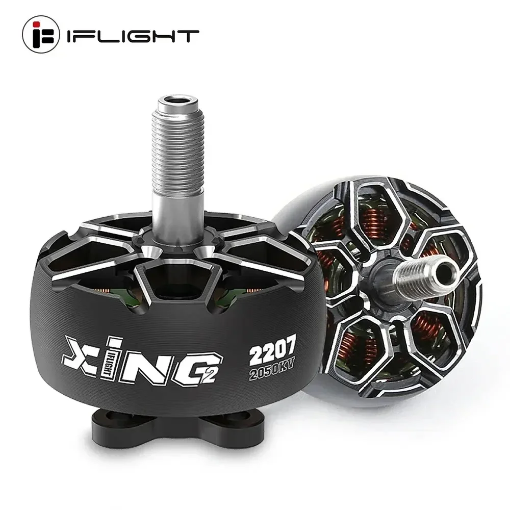 iFlight XING2 2207 2050KV Brushless Motor 4-6S 5mm Shaft Compatible 5 Inch Propeller FPV Racing Drone Replacement Upgrade Part
iFlight XING2 2207 2050KV Brushless Motor 4-6S 5mm Shaft Compatible 5 Inch Propeller FPV Racing Drone Replacement Upgrade Part