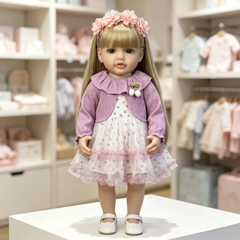 55cm Blue Eyes Reborn Baby Doll Betty Same As Picture Lifelike Soft Touch 3D Skin Painted Hair Visible
55cm Blue Eyes Reborn Baby Doll Betty Same As Picture Lifelike Soft Touch 3D Skin Painted Hair Visible