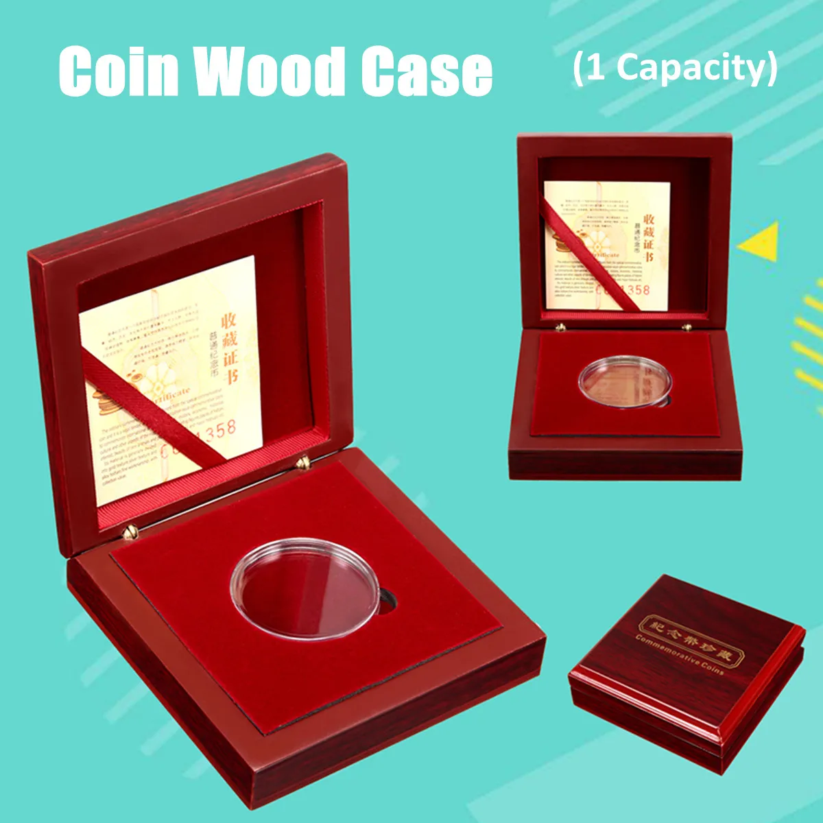 Single Coin Wood Case Display Box Wooden Storage Holder Collection Round
Single Coin Wood Case Display Box Wooden Storage Holder Collection Round